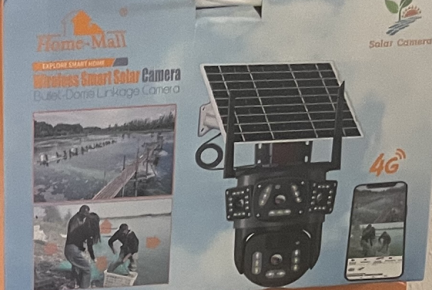 Caméra de surveillance solaire 4G Home-mall