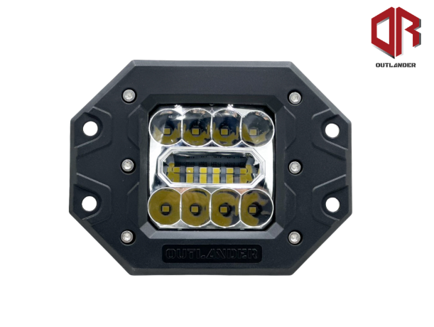 Projecteur led 12v avec clignotant (2en1)