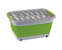 Boîte de rangement pliable avec couvercle (45L)