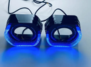 Angel eyes - enjoliveur de projecteur bi-led 3 pouces - BL RGD 5D type L